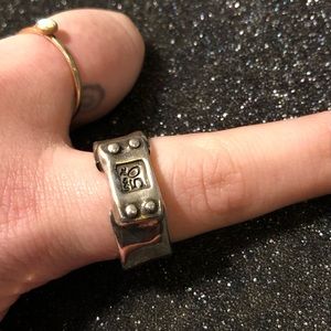 Uno de 50 Silver Ring